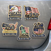 Personalized Acrylic Fridge Magnet - America 250th Anniversary Gifts For Mom, Dad, Family - Freedom Never Fades