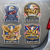 Personalized Acrylic Fridge Magnet - America 250th Anniversary Gifts For Mom, Dad, Family - Land Of The Free
