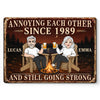 Personalized Home Decor Metal Sign - Gifts For Couple - Love Drives Us Crazy