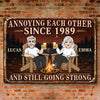 Personalized Home Decor Metal Sign - Gifts For Couple - Love Drives Us Crazy
