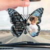 Personalized Acrylic Car Ornament – Meaningful Memorial Gift – Carry You Wherever I Go