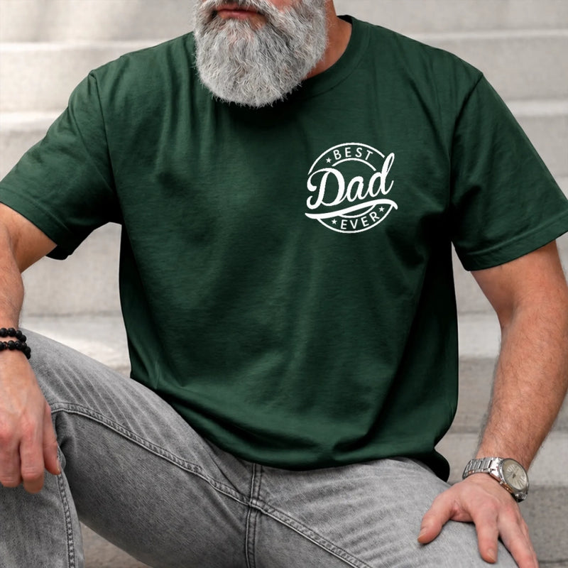 Personalized Photo T-shirt - Gifts For Dad, Grandpa - Dad Means Everything