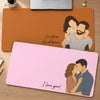 Personalized Photo Desk Mat – Anniversary Gifts For Couple – Years Pass, Love Remains