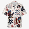 Personalized America 250th Anniversary Hawaiian Shirt - Gifts For Family - Leading with Strength And Pride