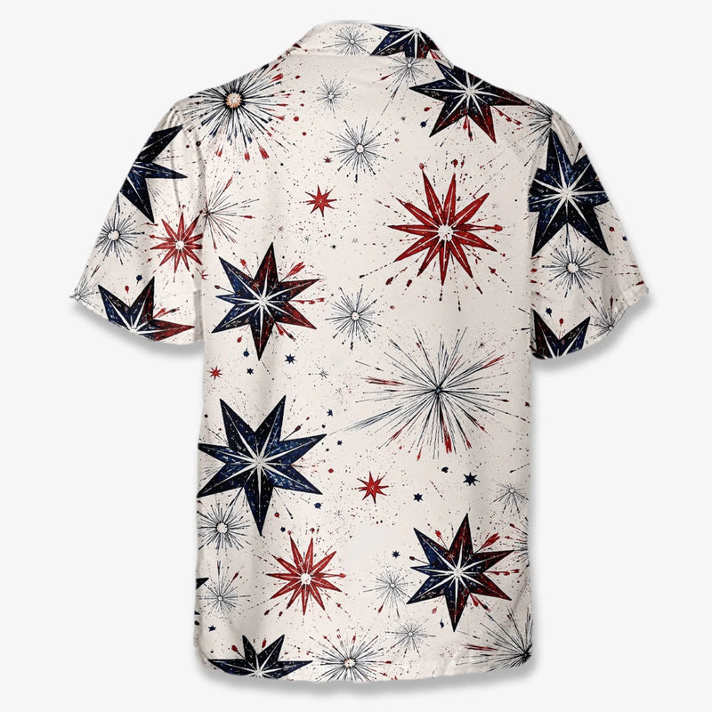 Personalized America 250th Anniversary Hawaiian Shirt - Gifts For Family - Leading with Strength And Pride