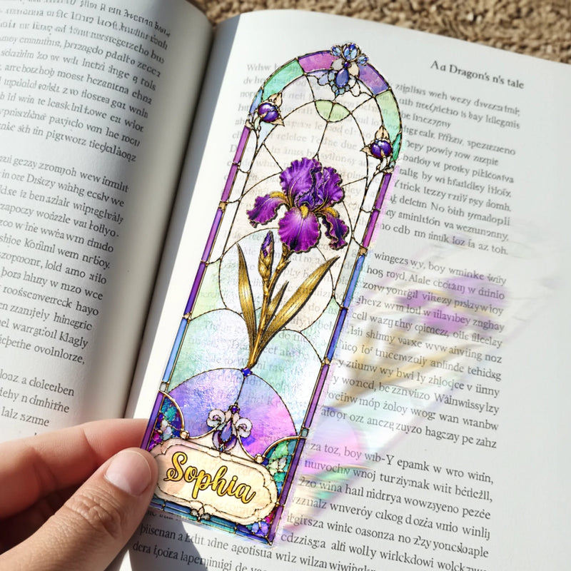 Personalized Clear Acrylic Bookmark - Bookish Gifts For Book Lovers, Bookworms - Read, Dream, Grow