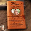 Personalized Photo Leather Wrap Journal - Meaningful Memorial Gift - Always Guided By Your Love
