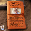 Personalized Photo Leather Wrap Journal - Meaningful Memorial Gift - Forever In My Heart