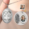 Personalized Photo Locket Necklace - Meaningful Memorial Gift - I Will Carry You With Me