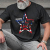 Personalized America 250th Anniversary T-shirt, Hoodie – Gifts For Dad, Grandpa – One Nation One Heart