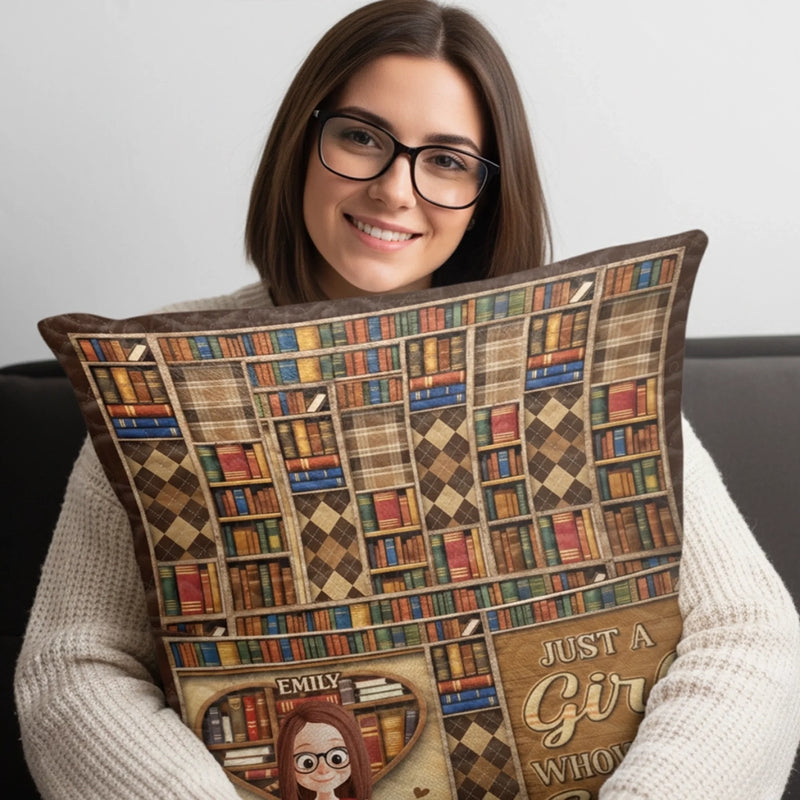 Personalized Pocket Pillow - Bookish Gifts For Book Lovers, Bookworms, Readers - Warmth Lives In Stories