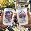 Personalized America 250th Anniversary Party Cups - Gifts For Family - Born For Freedom Built To Last