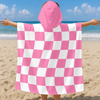Personalized Poncho Beach Towel - Summer Gifts For Family Members - My Favorite Bright Sunny Escape