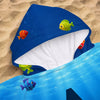 Personalized Poncho Beach Towel - Summer Gifts For Family Members - My Little Underwater Kingdom