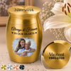 Personalized Photo Memorial Urn - Sympathy Gift - Loved Beyond Goodbye