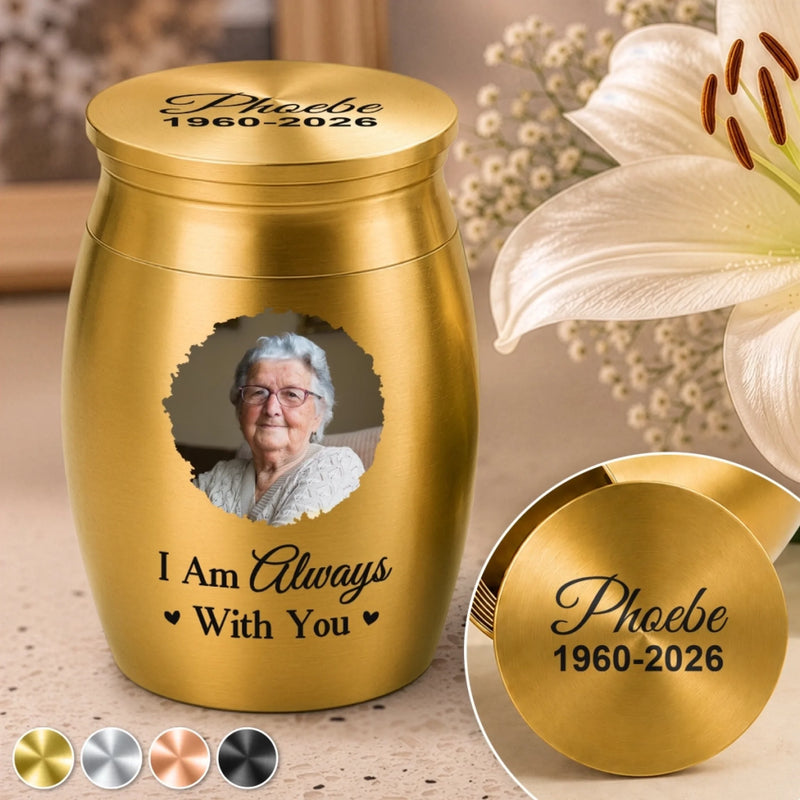 Personalized Memorial Urn - Sympathy Gift - Until We Meet Again