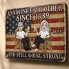 Personalized Metal Sign – Anniversary Gifts For Couple, Husband And Wife – Forever Bound By Love