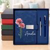 Personalized PU Leather Notebook – Gifts For Women, Besties, Sisters, BFF – Blessed With Inner Sunshine