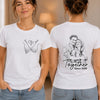 Personalized Photo Unisex T-shirt – Anniversary Gifts For Couple – Love In Every Line