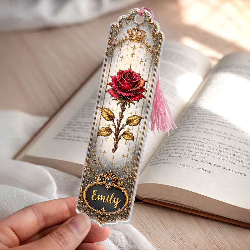 Personalized Acrylic Bookmark - Gifts For Book Lovers, Bookworms, Readers - Between The Pages