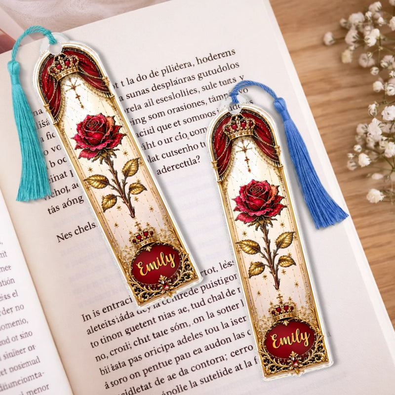 Personalized Acrylic Bookmark - Gifts For Book Lovers, Bookworms, Readers - Every Page A New Beginning