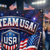Personalized USA World Football Backdrop -  Gifts For Sports Lovers - Rocking The Ultimate Team Spirit