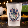 Personalized Party Cups - Gifts For Soccer Lovers, Sports Fans, Sports Lovers - Proud Hearts Strong Nation