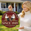 Personalized Wood Sign – Camping Gifts For Couple – Growing Older, Never Growing Apart