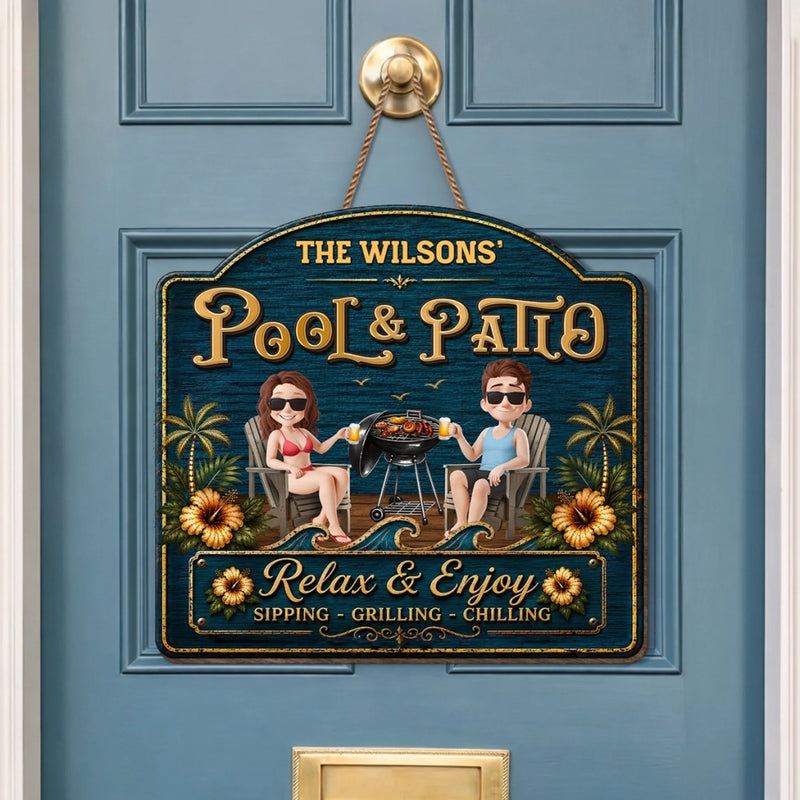Personalized Wood Sign – Camping Gifts For Couple – Where Summer Never Ends