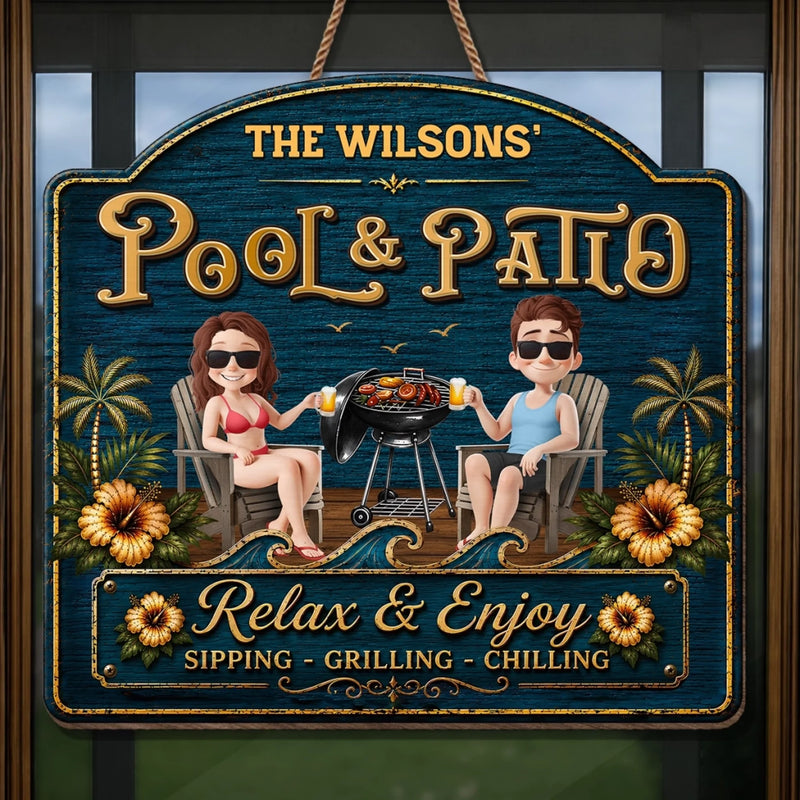 Personalized Wood Sign – Camping Gifts For Couple – Where Summer Never Ends