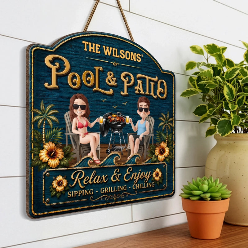 Personalized Wood Sign – Camping Gifts For Couple – Where Summer Never Ends