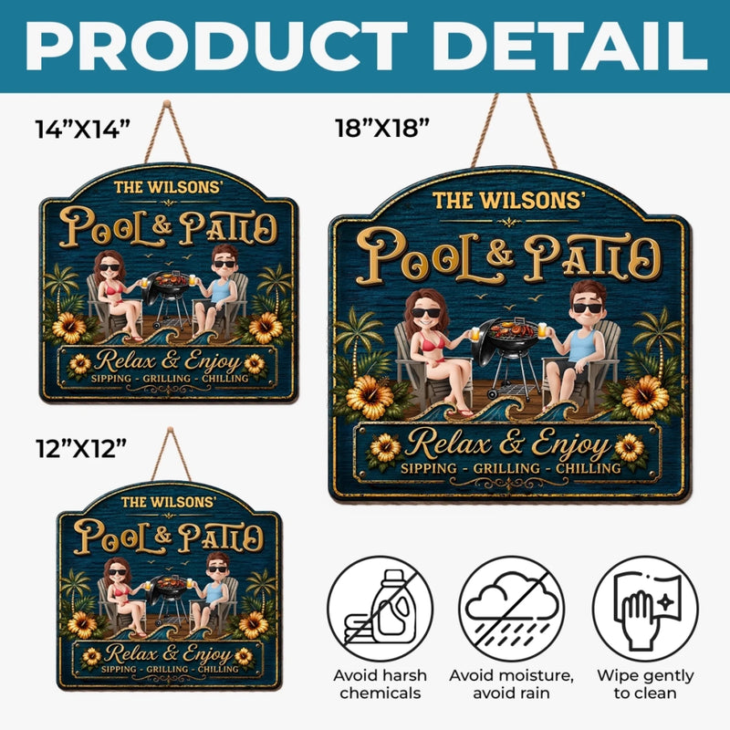 Personalized Wood Sign – Camping Gifts For Couple – Where Summer Never Ends
