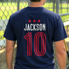 Personalized USA World Football Unisex T-shirt -  Gifts For Football, Sports Lovers - Stars, Stripes, Soccer Glory