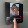 Personalized Photo Music Fridge Magnet - Gift For Couple - Better Together