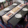 Personalized America 250th Anniversary Table Runner – Gifts For Family Members – Proud Hearts Rise High