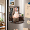 Personalized Photo Dad Bod Belly Squishy Acrylic Fridge Magnet – Gifts For Coworker, Work Bestie – Making Things Happen Daily