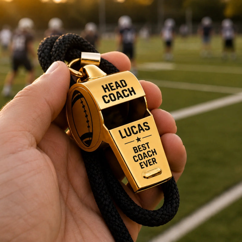 Personalized Whistle - Gift for Coaches, Sport Lovers - Best Coach Ever Ever