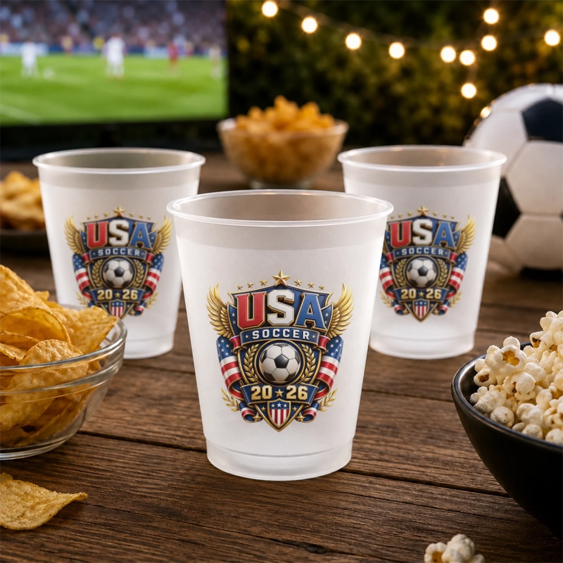 Personalized Party Cups - Gifts For Football Lovers, Sports Fans, Sports Lovers - Chasing Glory In 2026