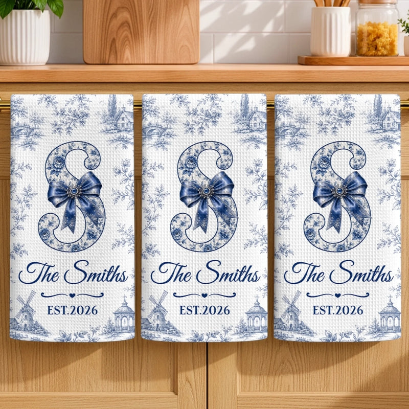 Personalized Kitchen Towel – Gifts For Best Friends, Family, Yourself – Our Little Peaceful Sanctuary