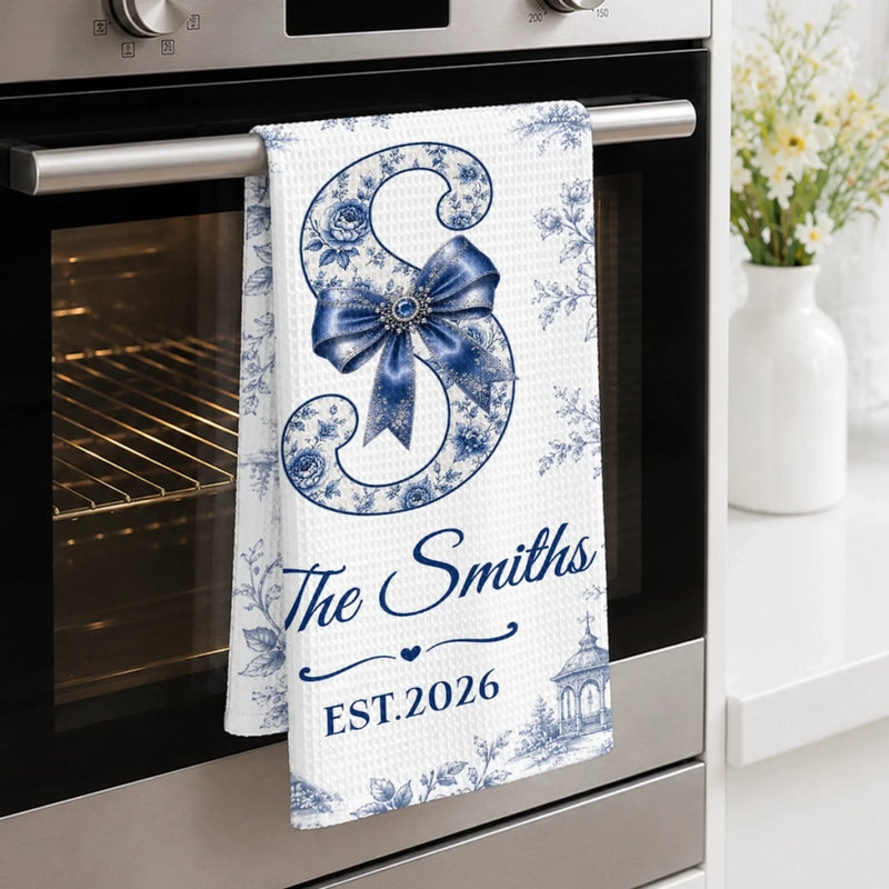 Personalized Kitchen Towel – Gifts For Best Friends, Family, Yourself – Our Little Peaceful Sanctuary