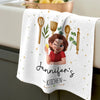 Personalized Kitchen Towel – Gifts For Her, Mom, Grandma – A Pinch Of Happiness