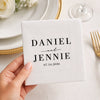 Custom Cocktail Napkins – Personalized Wedding Keepsake Decor - Forever Love
