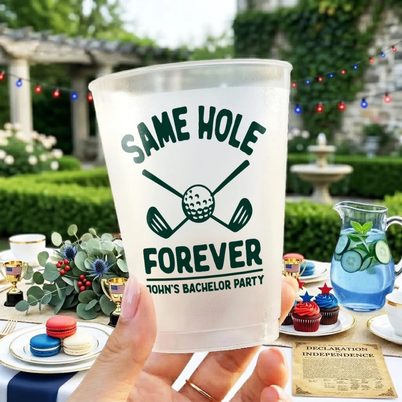 Personalized Party Cups - Gifts For Golf Lovers, Sports Fans, Sports Lovers - Fairways And Good Days