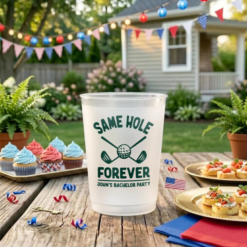 Personalized Party Cups - Gifts For Golf Lovers, Sports Fans, Sports Lovers - Fairways And Good Days