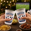 Personalized Party Cups - Gifts For Football Lovers, Sports Fans, Sports Lovers - Cheers To Goals And Good Times