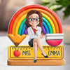 Personalized Acrylic Plaque – Back To School Gifts For Teachers – Teaching Under A Rainbow Of Possibilities