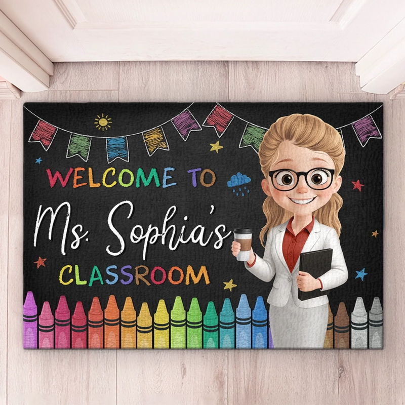 Personalized Decorative Mat – Back To School Gifts For Teachers – Where Young Minds Come Alive