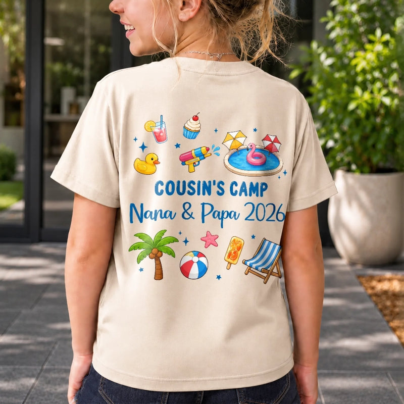 Personalized Cousin Camp Youth Tee – Vacation Gifts For Kids – Little Moments, Big Memories