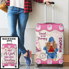 Personalized Luggage Cover – Travel Gifts For Women – Adventure Awaits
