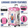 Personalized Luggage Cover – Travel Gifts For Women – Adventure Awaits